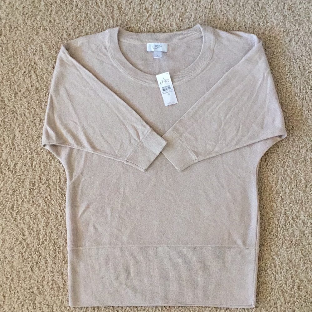 NEW W TAGS Ann Taylor LOFT Shimmery Sweater